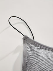 3 Sets Ribbed Bra & Panties Wireless Lingerie Women's Underwear