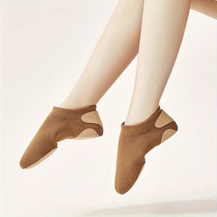 Girl's Solid Ballet Shoes Soft Sole Sneakers