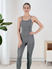 Yoga Sports Jumpsuit Seamless Running Tummy Control Butt Lifting Shaping