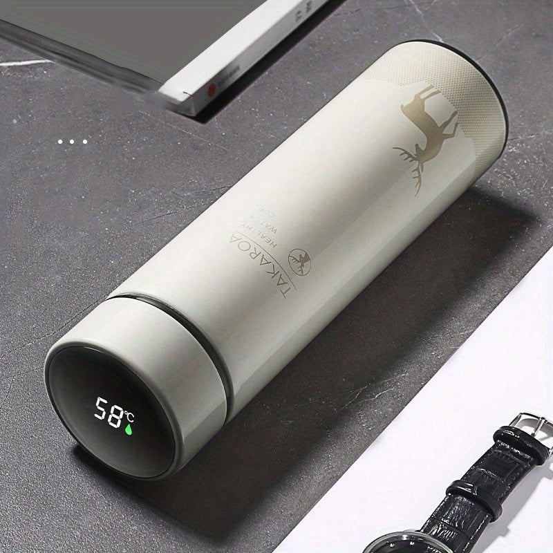 Stylish Vacuum Flask with Temperature Display