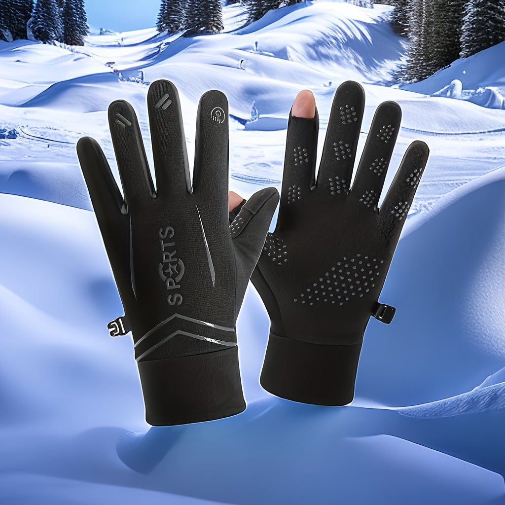 Winter Warm Gloves Driving & Riding Non-slip Windproof Waterproof