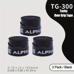 3pcs Anti Slip Tennis Overgrips with Sweatband Belt - Improve Grip and Comfort