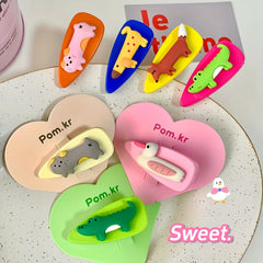 Cartoon Animal Hair Clip Candy Edge Hair Clip Accessories