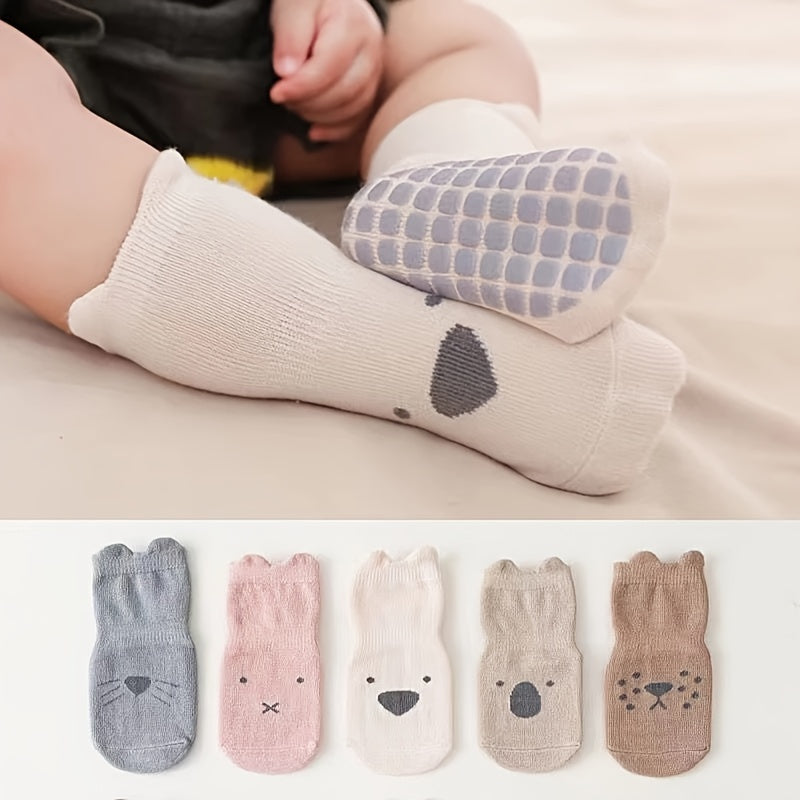 Baby Boys Cartoon Floor Socks Non slip Toddler Socks
