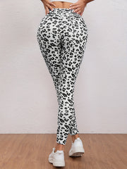 Leopard Print Yoga Pants High Stretch Leggings Women's Activewear
