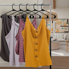 10pcs Non-slip Plastic Clothes Hangers Heavy Duty Clothes Racks