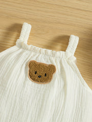 Cute Bear Onesie & Hat Set for Babies