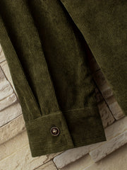 Men's Button Up Long Sleeve Shirt For Spring Fall