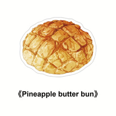 30pcs Bread Convenience Stickers Variety Creative Message Note Ledger Sticker