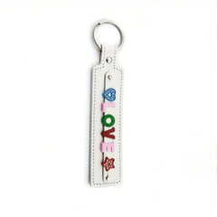 Personalized Pet Memorial Keychain - Up to 8 Letters - Colorful Letters