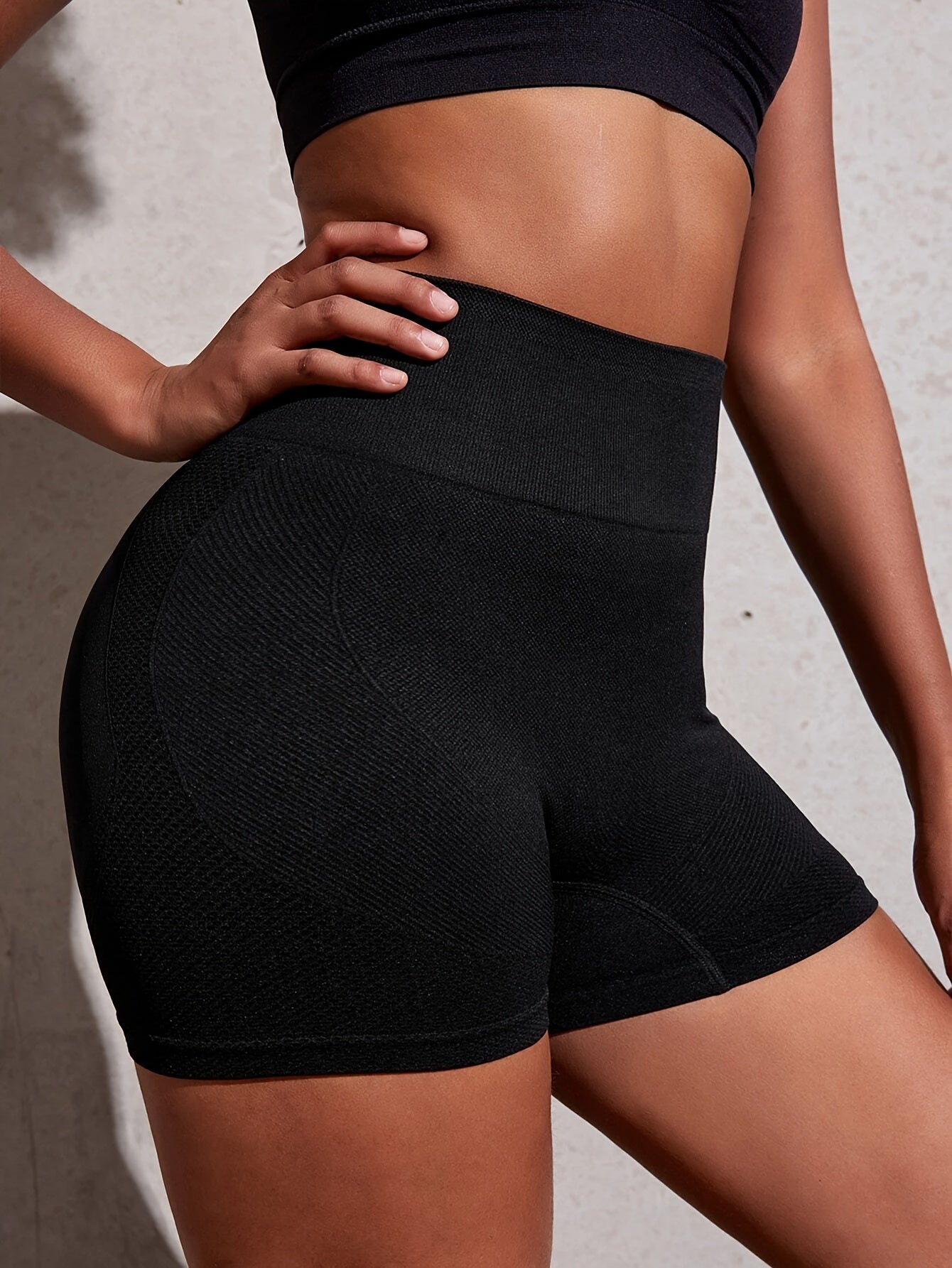 High Waist Yoga Running Shorts