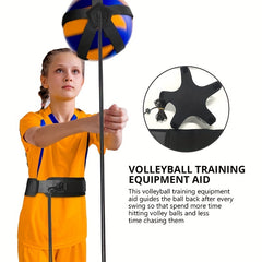 Adjustable Volleyball Spike Trainer Set Improve Serving Jumping Arm Swing
