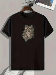Monster Print Men's Graphic T shirt Casual Comfy Tees For Summer