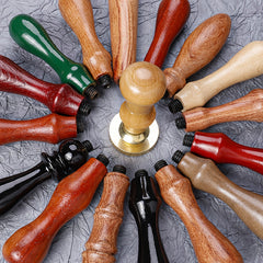 Wooden Seal Stamp Handle Fire Lacquer Seal Stamp Handle Accessories Shape