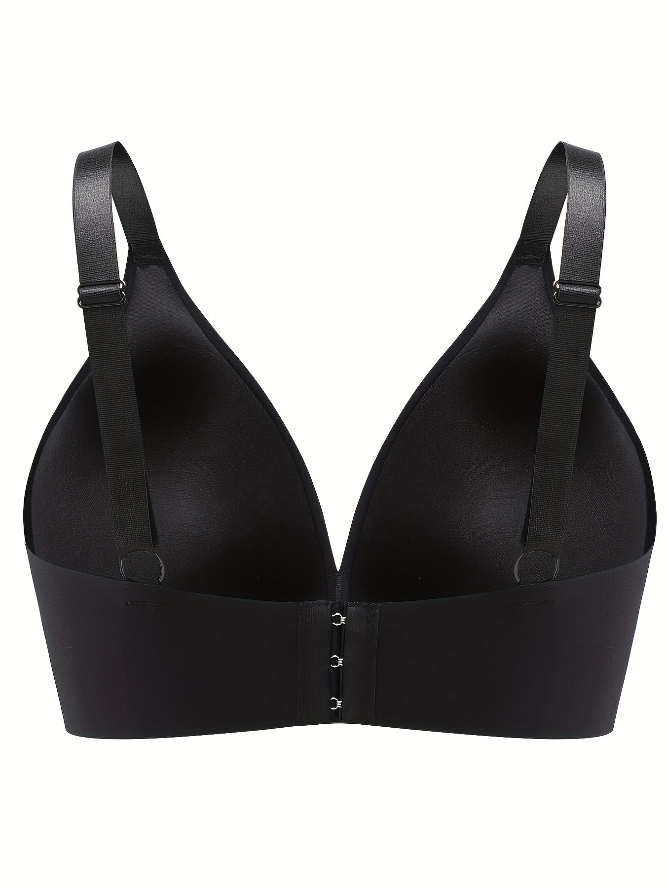 3 Pack Plus Size Bra Set Full Cover Comfort T shirt Bralette 3pcs Set
