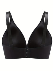 3 Pack Plus Size Bra Set Full Cover Comfort T shirt Bralette 3pcs Set