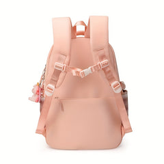 Kids Schoolbag with Spine Protection and Pendant
