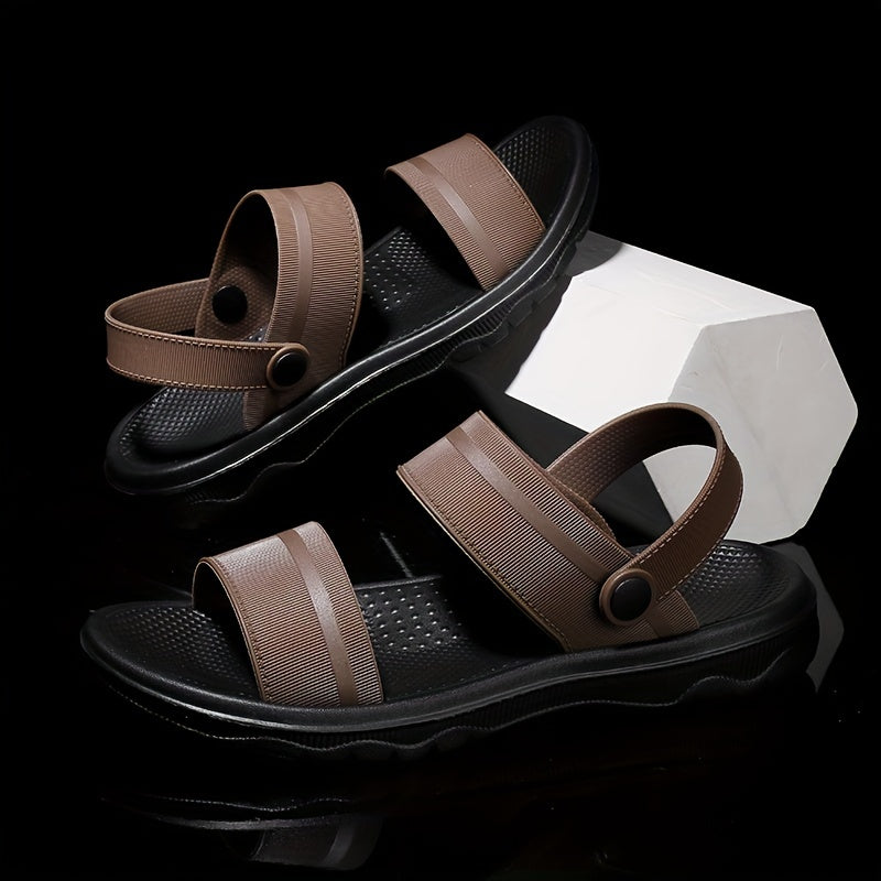 Men's Lightweight Non Slip Sandals Quick Drying Comfy Beach Shoes
