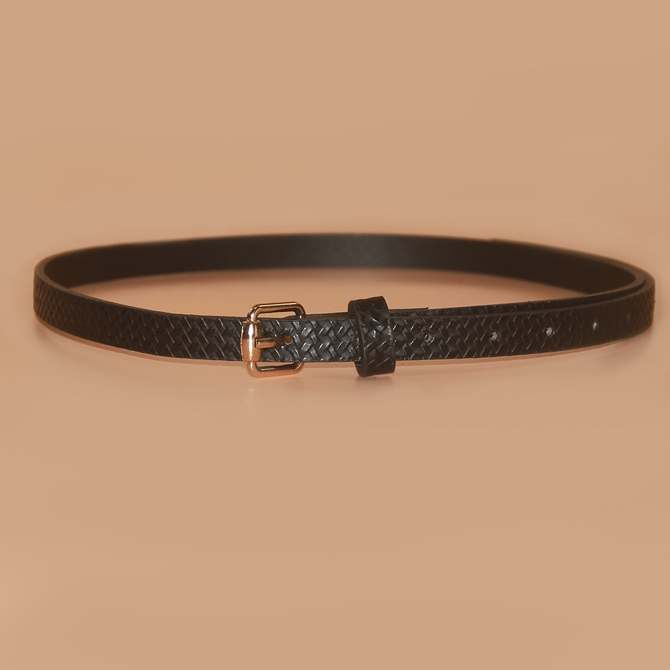 Spring Thin Waistband Belt For Pants Jeans Rivet PU Belts