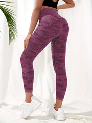 Camouflage Pattern High Waist Yoga Leggings