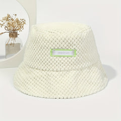 Plush Bucket Hat Sun Protection Outdoor Sports Casual