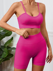 Women's Yoga Set: Camisole Tank Top & Butt Lifting Shorts