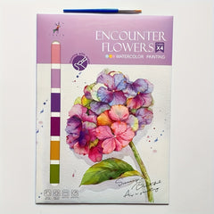 Creative Drawing Book Coloring Book and Landscape & Floral Artistic Painting Pap