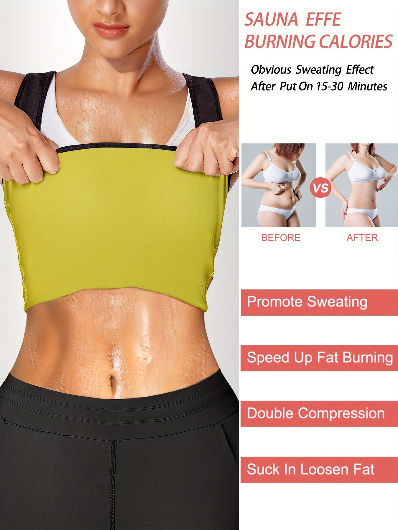Women's Waist Trainer Tummy Control Tank Top