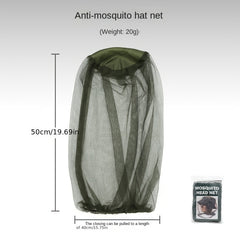 Anti Insect Mosquito Hat Net for Outdoor Fishing Night Fishing