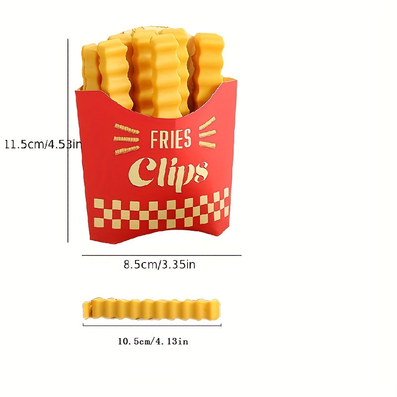 12pcs French Fries Sealing Clip Milk Powder Snack Clip Household Sealing Strip