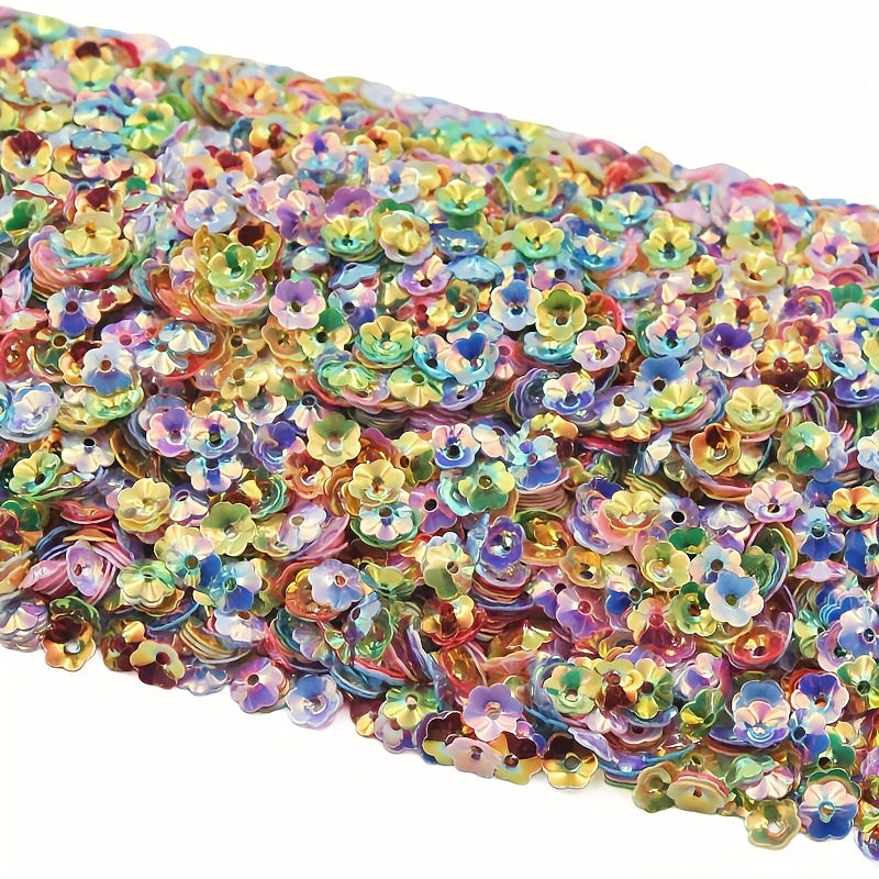 1000-2000pcs 24" DIY Flower Sequins for Crafts Clothing Hat Sewing