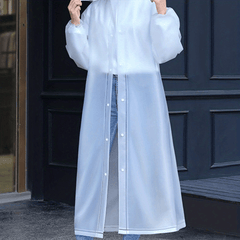 Hooded Rain Poncho for Adults Waterproof for Outdoor Activities