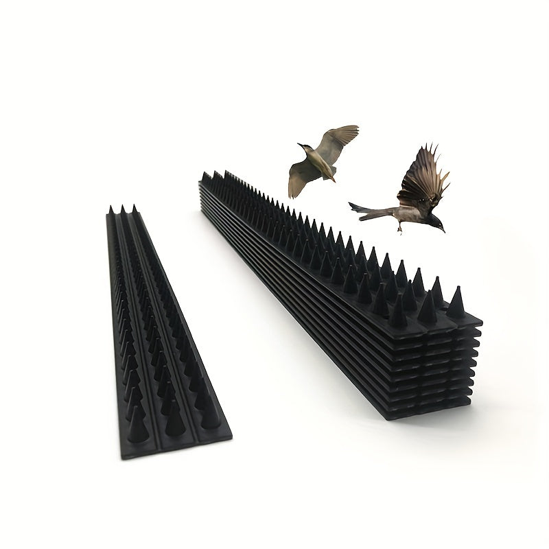 2pcs Plastic Bird & Cat Spikes - Pest Deterrent & Stylish Home Decor