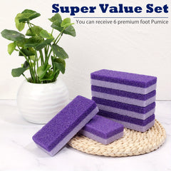 4pcs Foot Pumice Stone Callus Remover Scrubber