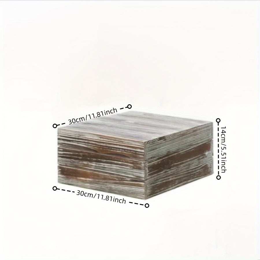 Wooden Style Wedding Cake Tray for Coffee Cake Drinks