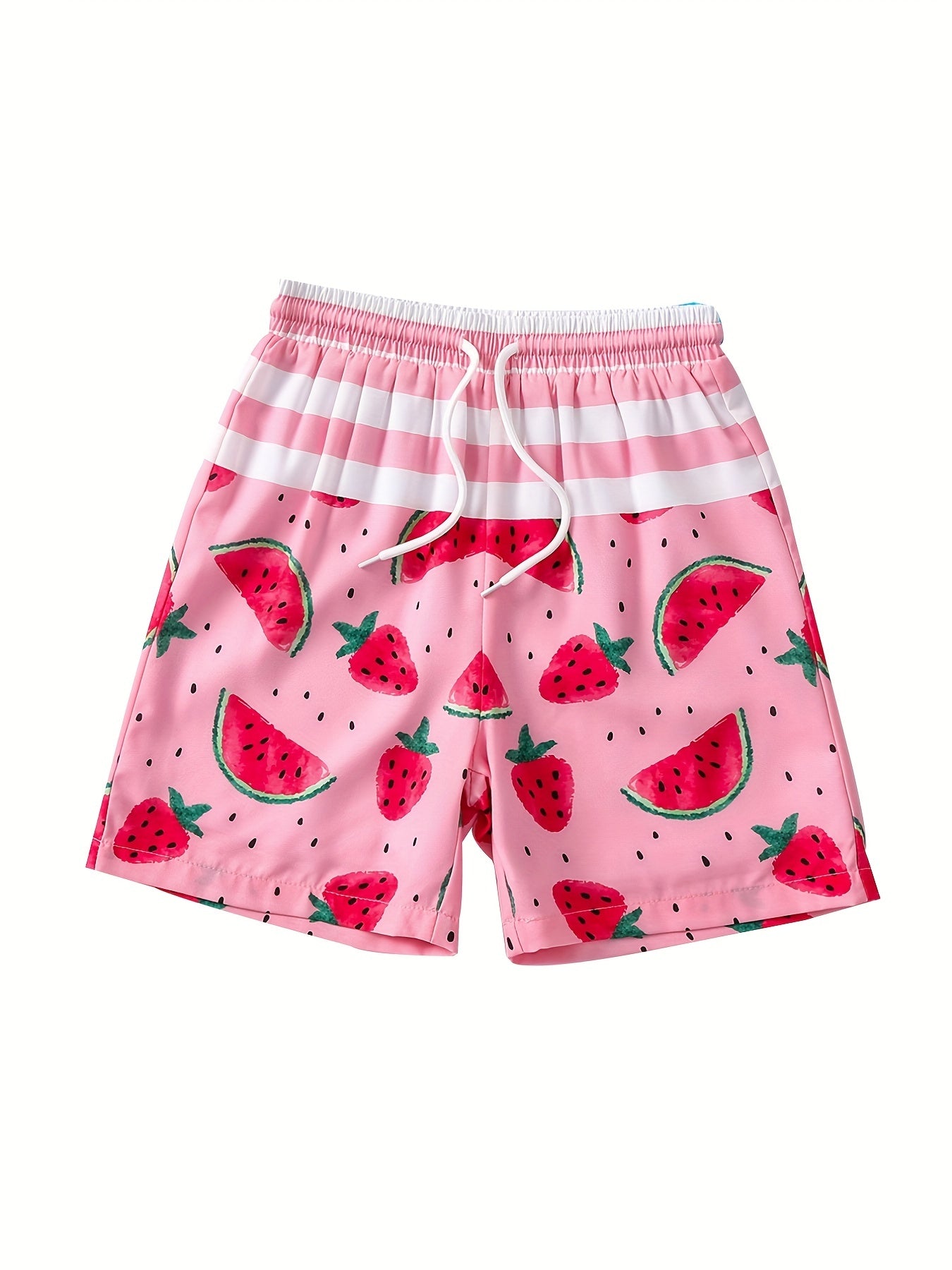 Big Boys Fruit Beach Trunks Kids Swimming Shorts