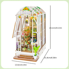 3D Puzzle Garden House Model DIY Toy for Decoration & Gift No Glue