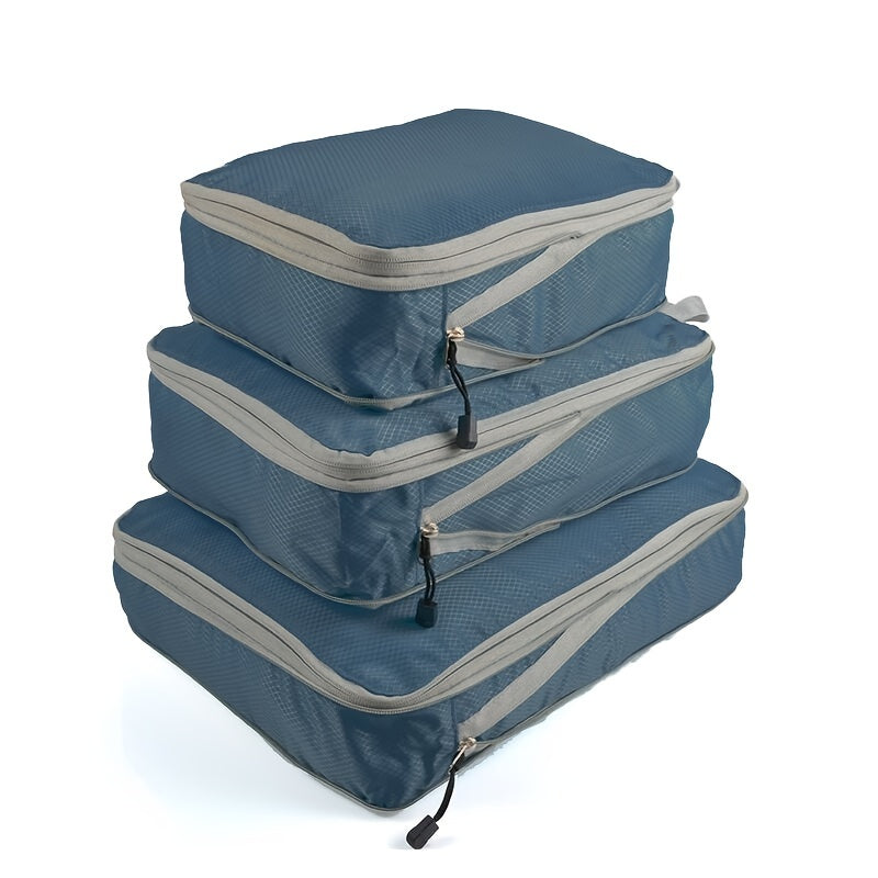 3pcs Compressed Storage Bag Waterproof Organizer Set