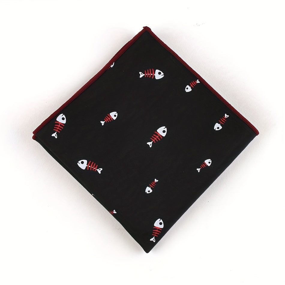 Men's Floral Suit Pocket Towel Business Handkerchief