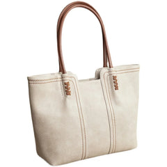 Leather Tote Bag Women Large Capacity Shopper Bag 2 Pcs Set Shoulder Sac a Main