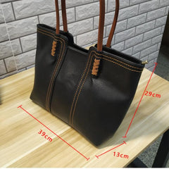 Leather Tote Bag Women Large Capacity Shopper Bag 2 Pcs Set Shoulder Sac a Main