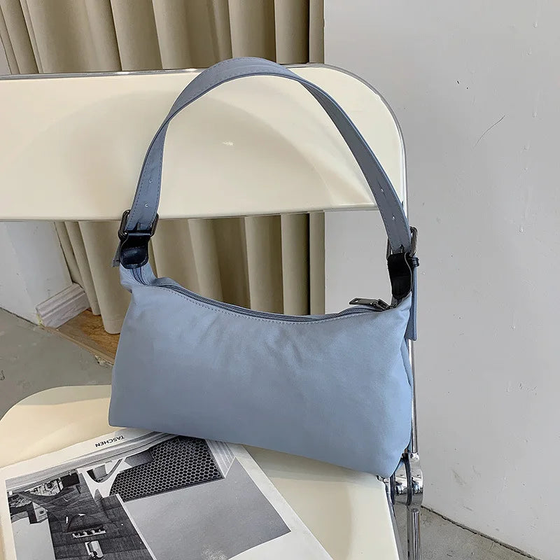 Small Nylon Underarm Bag Retro Wild Casual Dumpling Bags