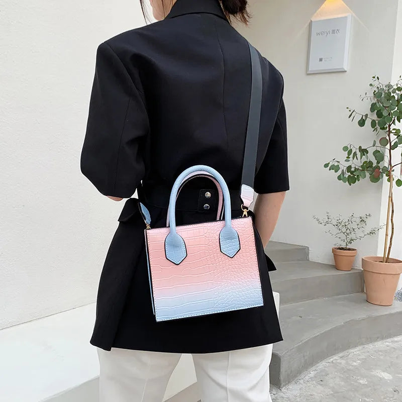 Women's Small Square Messenger Bag Shoulder Handbag