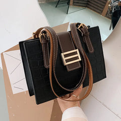 Texture Women Handbag Female Wild Shoulder Bag