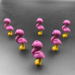 5PCS Flamingo Building Blocks DIY Ornaments for Christmas Toys