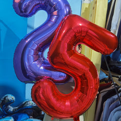 32 inch Red Digital Balloon as Party Supplies
