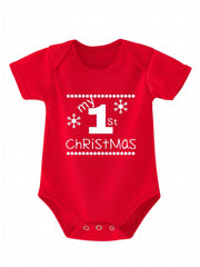 Christmas Costume Newborn Baby Romper Short Sleeve Onesie