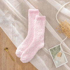 Fuzzy Floor Socks Crew Home Socks Women's Stockings