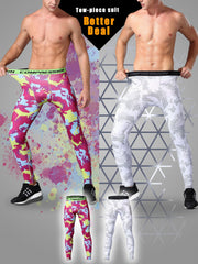 Men's Camouflage Leggings Quick Dry Sports Compression Pants