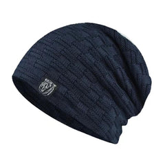Men Thick Thermal Knitted Hat Warm Hat For Snow Weather